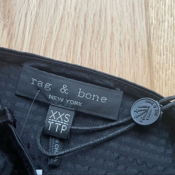 NWT RAG & BONE Black Astrid Silk Cami Slim Fit Top - XXS - Picture 11 of 14